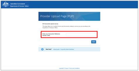 dva pup portal|dva online payments.